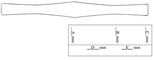 Diagram 1 - Shaper Dimensions